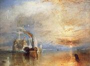 Joseph Mallord William Turner The Fighting Temeraire Tugged to Her Last Berth to be Broken Up oil